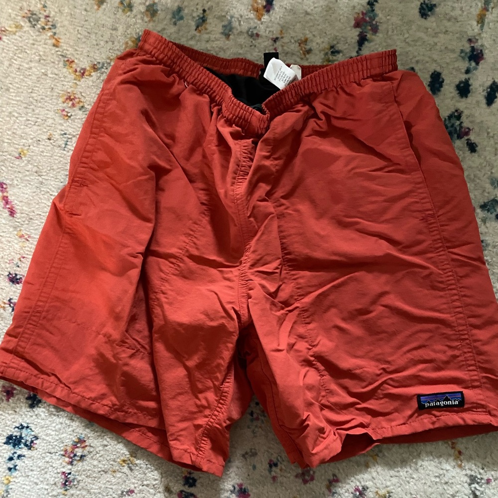 Men’s Patagonia swim trunks. Size small. Worn only a couple of times.